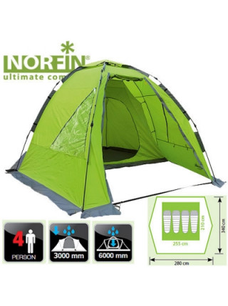 Палатка полуавтомат Norfin ZANDER 4 NF
